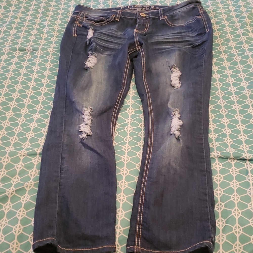 Denim Capri